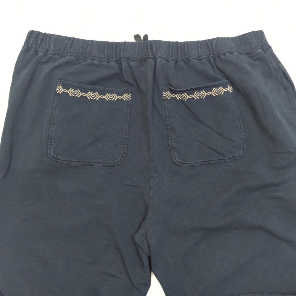 Embroidered Navy Women's Jogger Pants - Picture 9 of 10